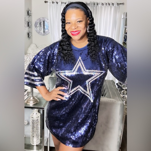 Dresses & Skirts - Sale‼️Dallas Cowboys sequin dress. No discount